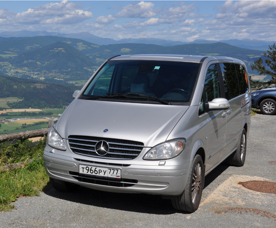 Автомобиль 2010 Mercedes-Benz Viano, поездка Краснодар — Геленджик