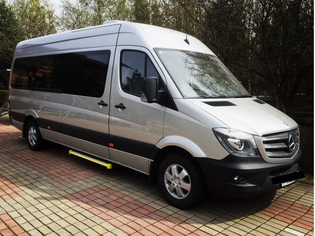 Автомобиль 2015 Mercedes-Benz Sprinter Classic, поездка Геленджик — Пшада