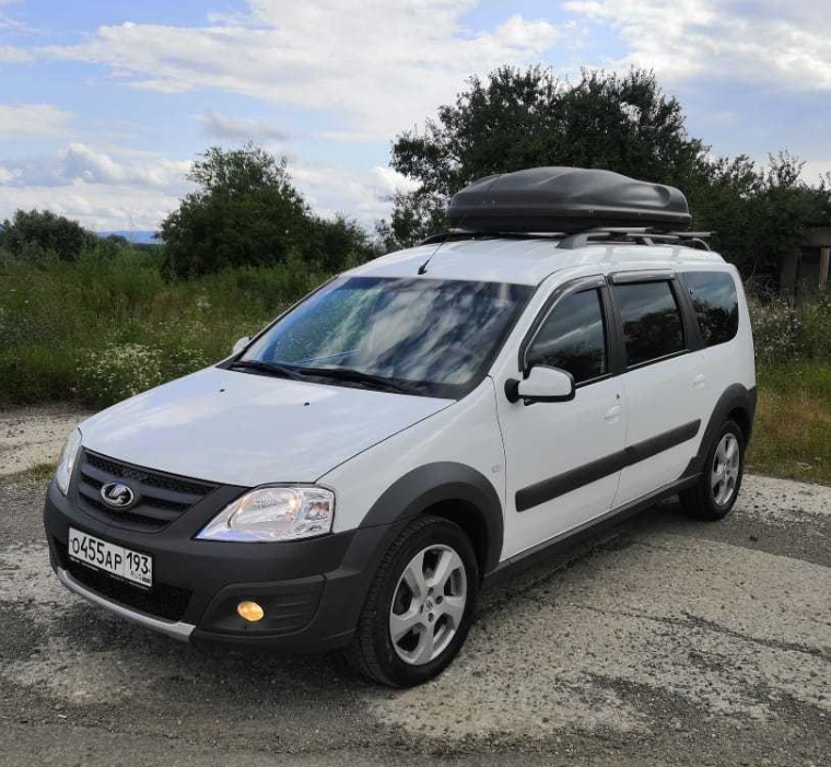 Автомобиль 2010 Lada (ВАЗ) Largus, поездка Геленджик — Краснодар
