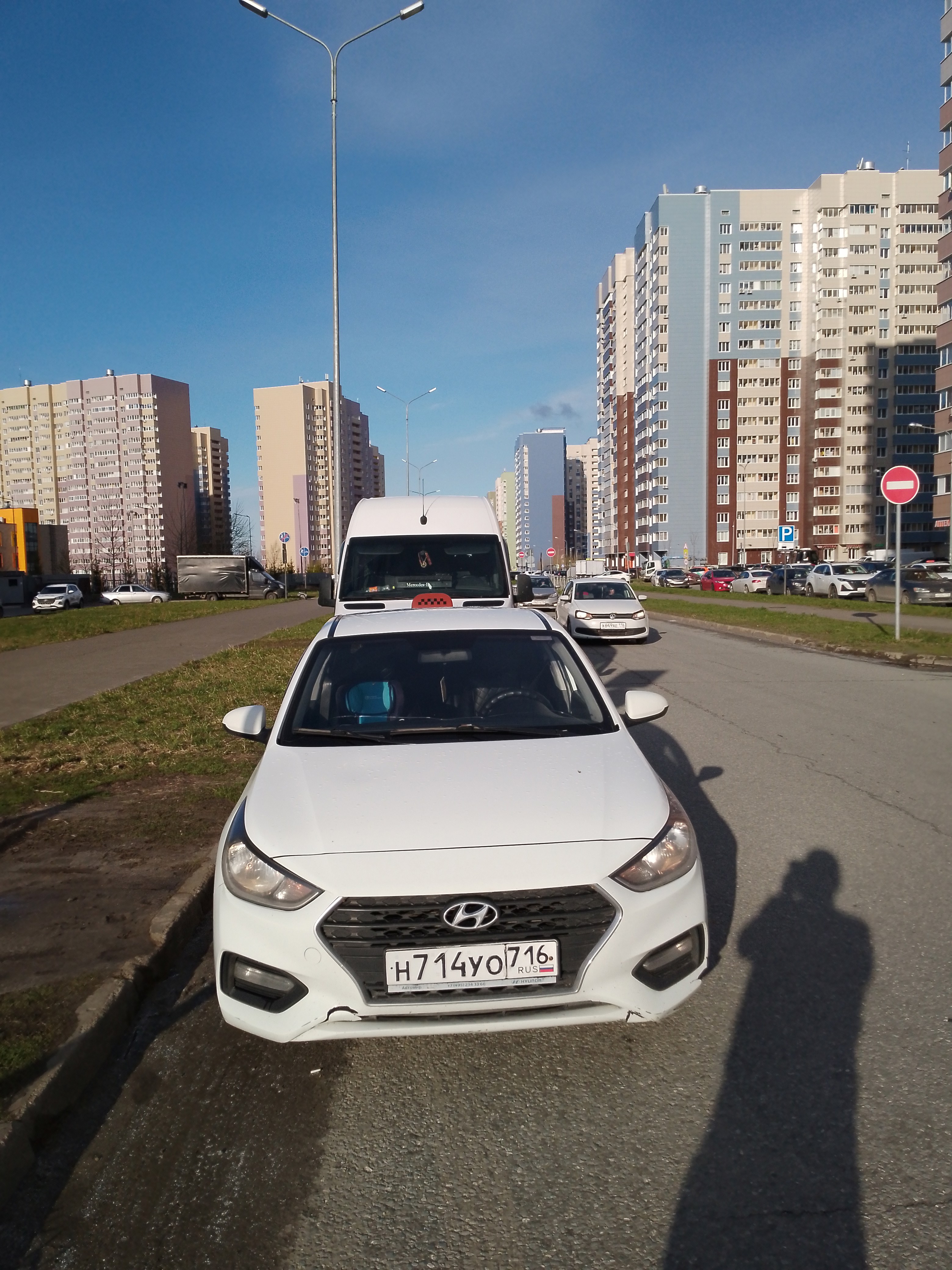 Автомобиль 2018 Hyundai Solaris, поездка Казань — Москва