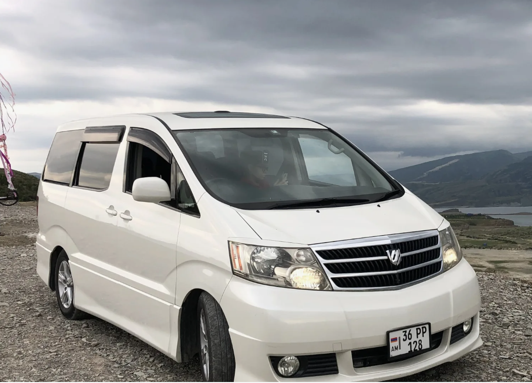 Автомобиль 2007 Toyota Alphard, поездка Анапа — Краснодар