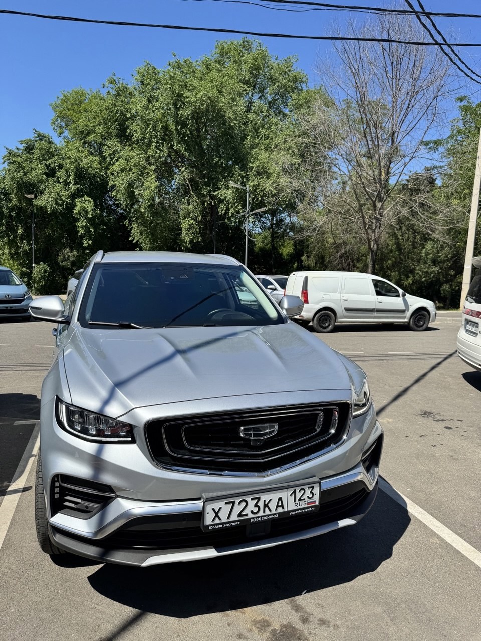 Автомобиль 2021 Geely Atlas Pro, поездка Краснодар — Москва